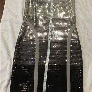 Bebe, M, short mini sequin dress